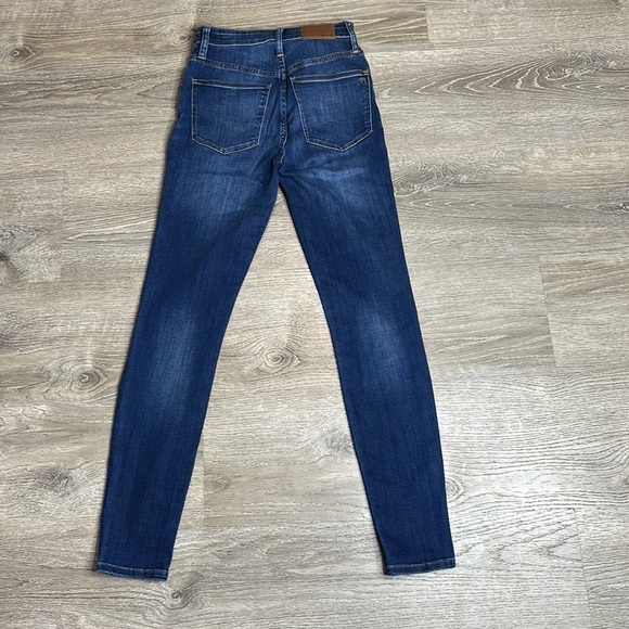 Madewell Women’s Curvy High Rise Skinny Jeans Blue Sz 26 Tall - Picture 6 of 11